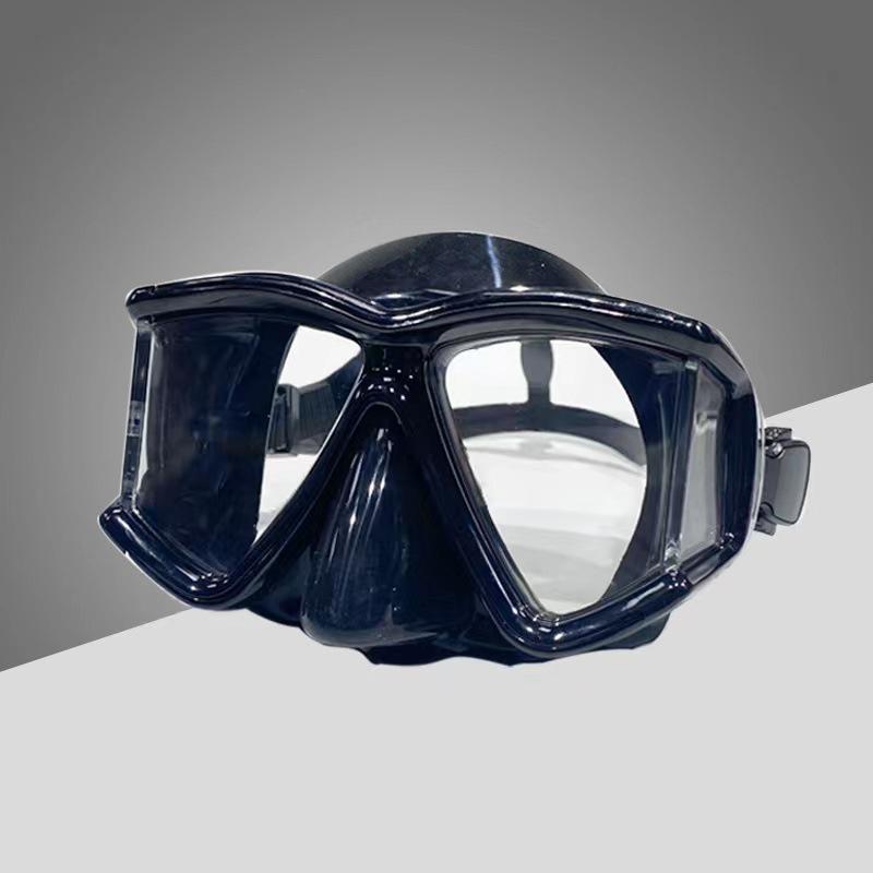 Full-Face Diving Mask & Snorkel Set for Adults – Transparent Silicone