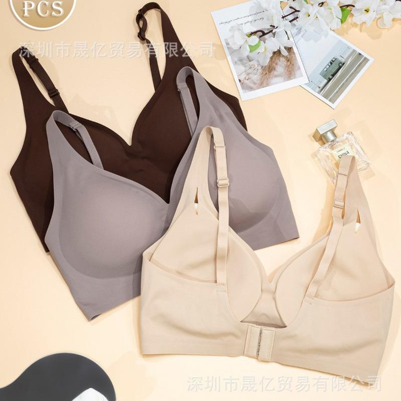 Soutien-gorge push-up sans couture respirant pour femme, sans armature, avec effet push-up, pour un usage quotidien