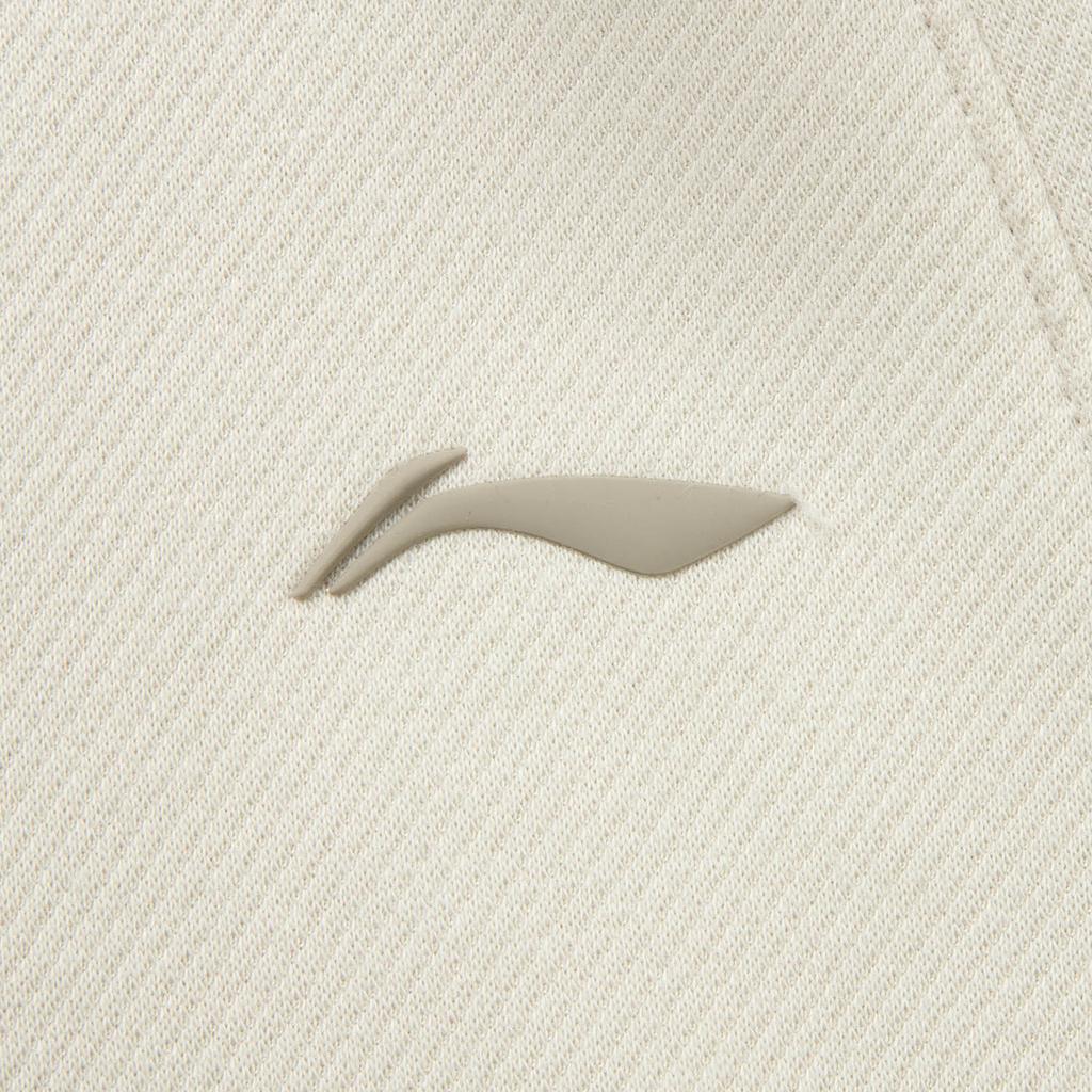 Li Ning Fitness Series Fleece Warm Lock Temperature Dry Loose Stand Collar Sweatshirt Women Sweatshirt AWDV946-3