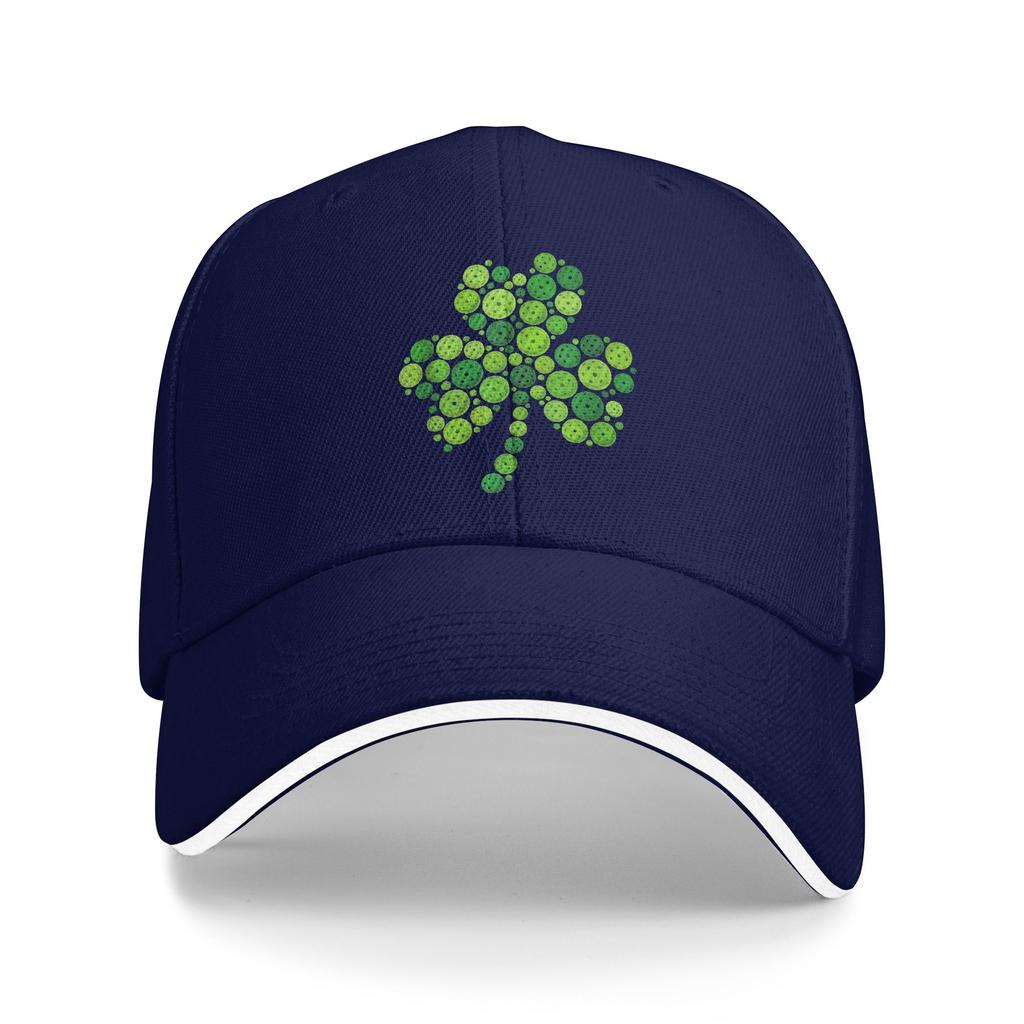 Pickleball Shamrock St Patricks Day Pickleball Baseball Cap Hunting Camping Hip Hop Hats Couple Women Street Style Baseball Caps