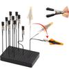 Painting Stand Alligator Clips Sticks with Rubber Tips Bendable Model Painting Holder DIY Crafts Photo Memo Long Crocodile Clamp