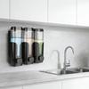 Bathroom Soap Dispenser Wall Mounted Soap Dispenser Liquid Shampoo Conditioner Pump Push Pump Multi Liquid Soap Dispenser