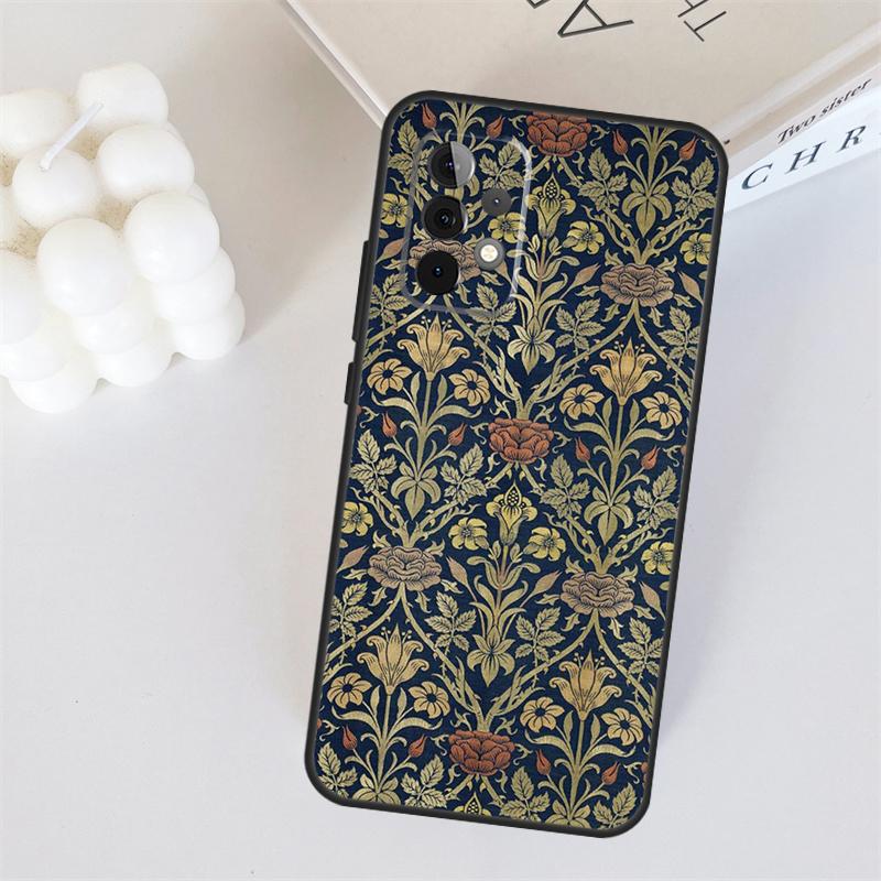 William Morris For Samsung Galaxy A56 A36 A26 A16 A05 A06 A22 A32 A52 A54 A34 A14 A55 A15 A53 A33 A35 Case
