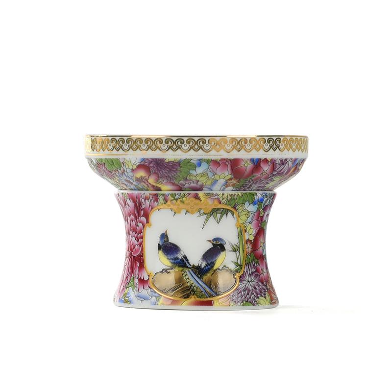 

1 шт., китайский эмалированный керамический чайный сервиз, чайный сервиз, китайская чайная церемония, чайный сервиз для путешествий, чайный сервиз Пуэр, уличный чайный сервиз для кемпинга A 8x6cm