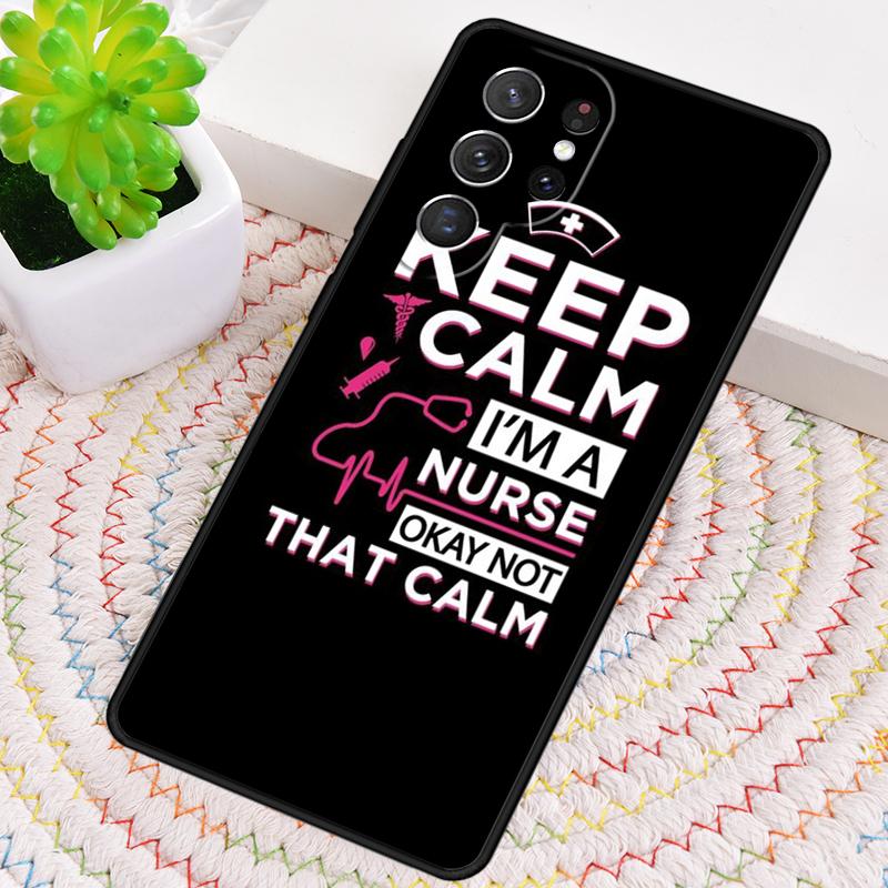 Nurse syringe heartbeat Medicine Silicone Phone Case For Samsung Galaxy note 10 pro S26 S25 S24 S23 S22 S21 Plus Ultra Cover