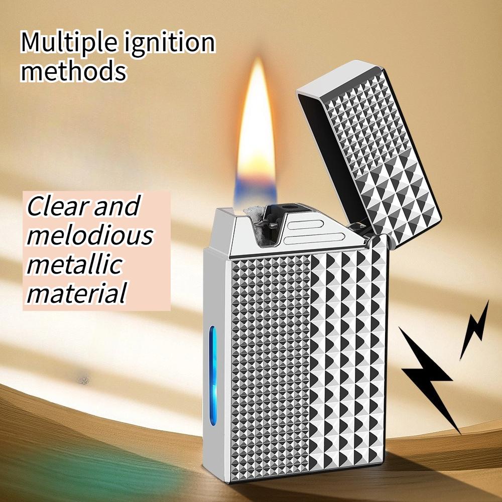New High-end Creative Windproof Lighter Convenient Intelligent Voice Controlled Ignition Device Men's Gift