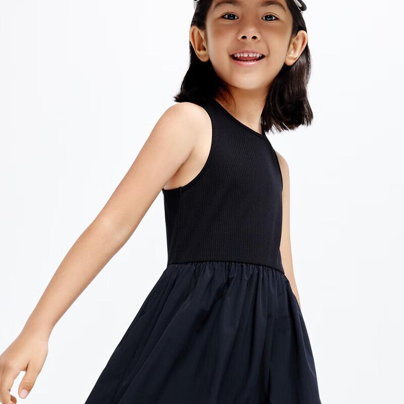 Little MO&Co. Girls' Summer Sleeveless Knit A-Line Dress