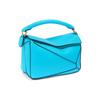 LOEWE Mini Puzzle Bag In Soft Grained Calfskin Cyan A510U95X37-5620