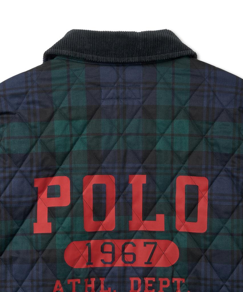Polo Ralph Lauren Logo Plaid Short Coat - Multicolor