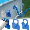 Pool Hose Holder Bracket With Anti Sagging Design And Tool Free Installation Perfect For Above Ground Outdoor Swimming Pools