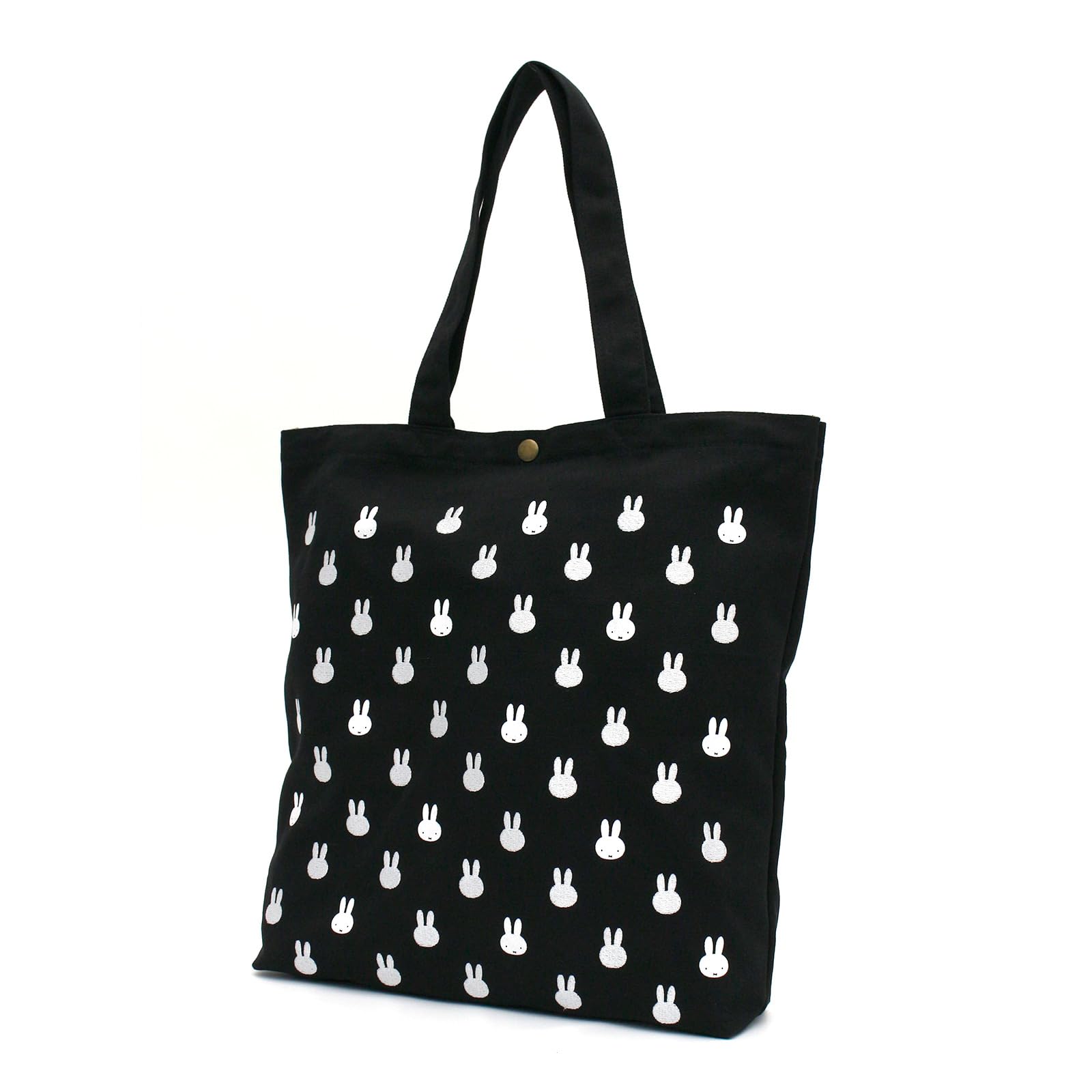 

Tote Bag Miffy HAP6009 B251 Monogram Face Black [Hapitas]