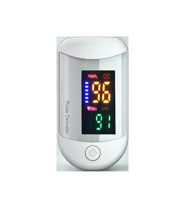 English Version Fingertip Pulse Oximeter: Monitors Blood Oxygen Saturation & Heart Rate