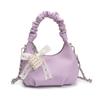 Pu Bag For Women With Wrinkled Design And Chain Strap For Daily Use