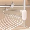 Expandable Clothing Rack Pull Down Garment Hanger System Space Saving Wardrobe Organiser Stainless Steel Iron