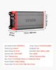 Car Audio Amplifier, 4-Channel Bridgeable Car Amplifier, Multichannel Class D Stereo Amp, Max. 4 x 272W at 4 Ohms / 4 x 400W at 2 Ohms, High Output,