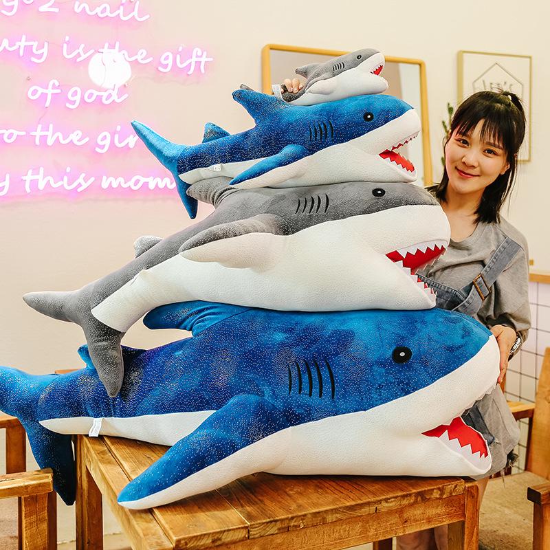 Shark Plush Toy Marine Life Doll Children's Pillow Birthday Gift