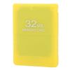 32MB Game Memory Card High Speed FMCB 1.966 Memory Card Data Storage Memory Card for PS2Yellow