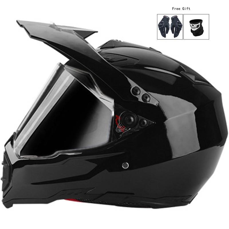 Full Face Motorcycle Helmet Men Women Off-Road Electric Bike ATV Dirt Racing