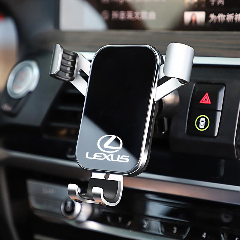 ABS Auto Handyhalter 360 Grad Drehung Schwerkraft Auto Halterung Für Lexus FSPORT LBX NX RX 350h 450h ES UX 300e GS GX IS LS LX CT ADZ1