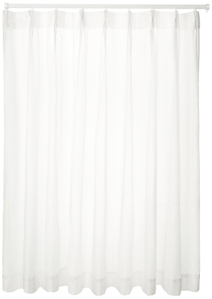 Univer Mirror Lace Width 150cm x Length 1 Curtain, White, 176cm, Panel, HAZ-L0034