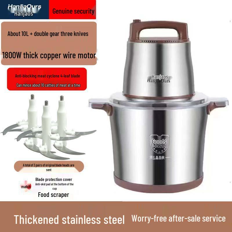 High-Power Multi-Function Meat Grinder and Food Processor