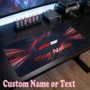 F1 Customized Name Text Mouse Pad, Large Desk Mouse Mat Personalized Home Office Present