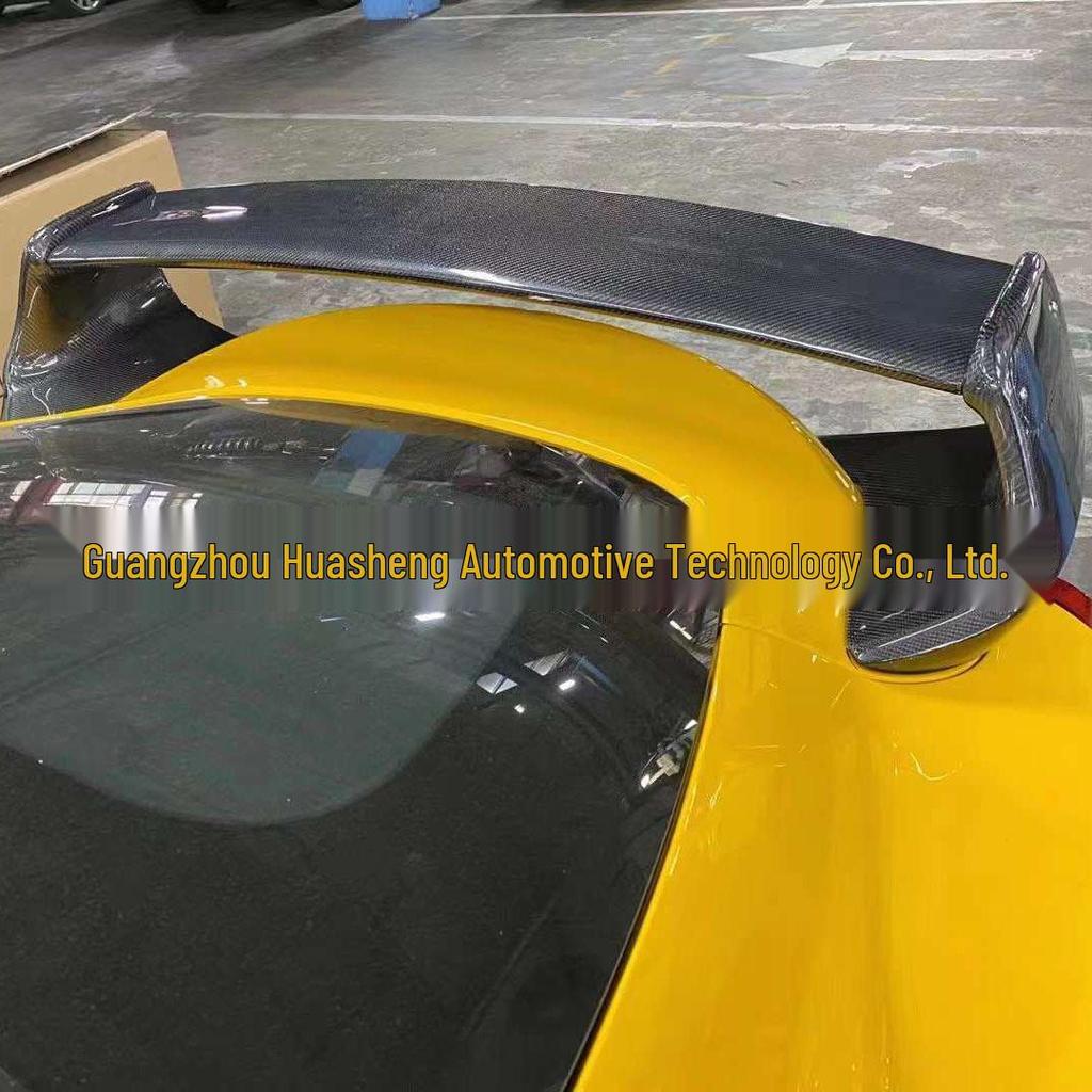 Supra A90 Rear Wing Kit: Carbon Fiber for 2021+ Toyota models.