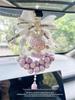 Bubble Temp Bow Decoration: Handmade High-End Car Mirror Ornament Gift