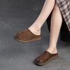 2026 Frühjahr Sommer Süßigkeitenfarbe Sandalen Echtes Leder Bequeme Muleschuhe für Damen