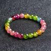 Bixie Bracelet: Brazilian Candy Beads, Rainbow Prosperity Stone, for Women & Couples
