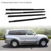 4 Stuks Auto Raam Rubberen Afwerking Voor Mitsubishi Pajero Montero V73 V93 V97 2000-2016 Weerstrip Afdichting Deurlijst Afwerking Glasafdichting