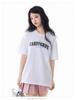 Niche Minimalist Retro Men's Cotton Letter Print T-Shirt - Summer Trendy Loose Fit