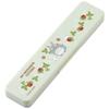 Skater Chopsticks Spoon Combination Set 18cm Antibacterial Treated Lunch Box for Adults Comes with Silicone Cushion and Doesn't Make a Sound Made in J