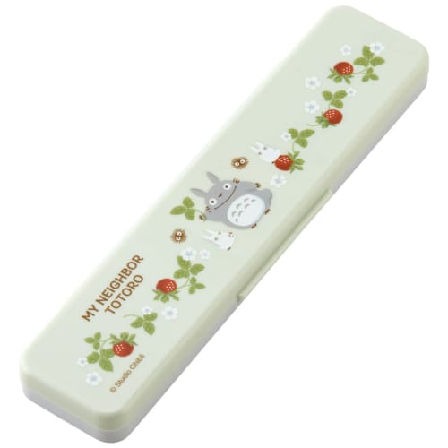 Skater Chopsticks Spoon Combination Set 18cm Antibacterial Treated Lunch Box for Adults Comes with Silicone Cushion and Doesn't Make a Sound Made in J