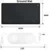 30X60CM Grounding Earthing Mat Therapy Kit – Helps In Sleeping, Anxiety, Imflammation Universal Size With 15 Foot Cord Included. Conductive Carbon