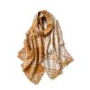 Spot retro fashion rhombus jacquard scarf women's double-sided warm edge fringed imitation cashmere shawl autumn and winter scarf