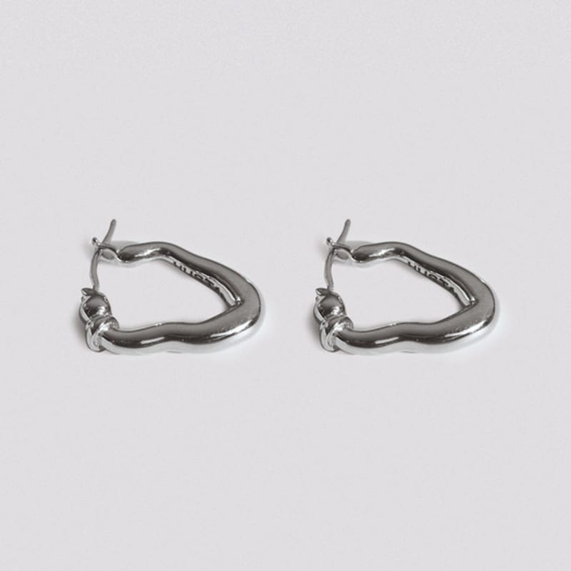 

Hustad 232 Hoop Earring _ 925 Silver Earrings Silver