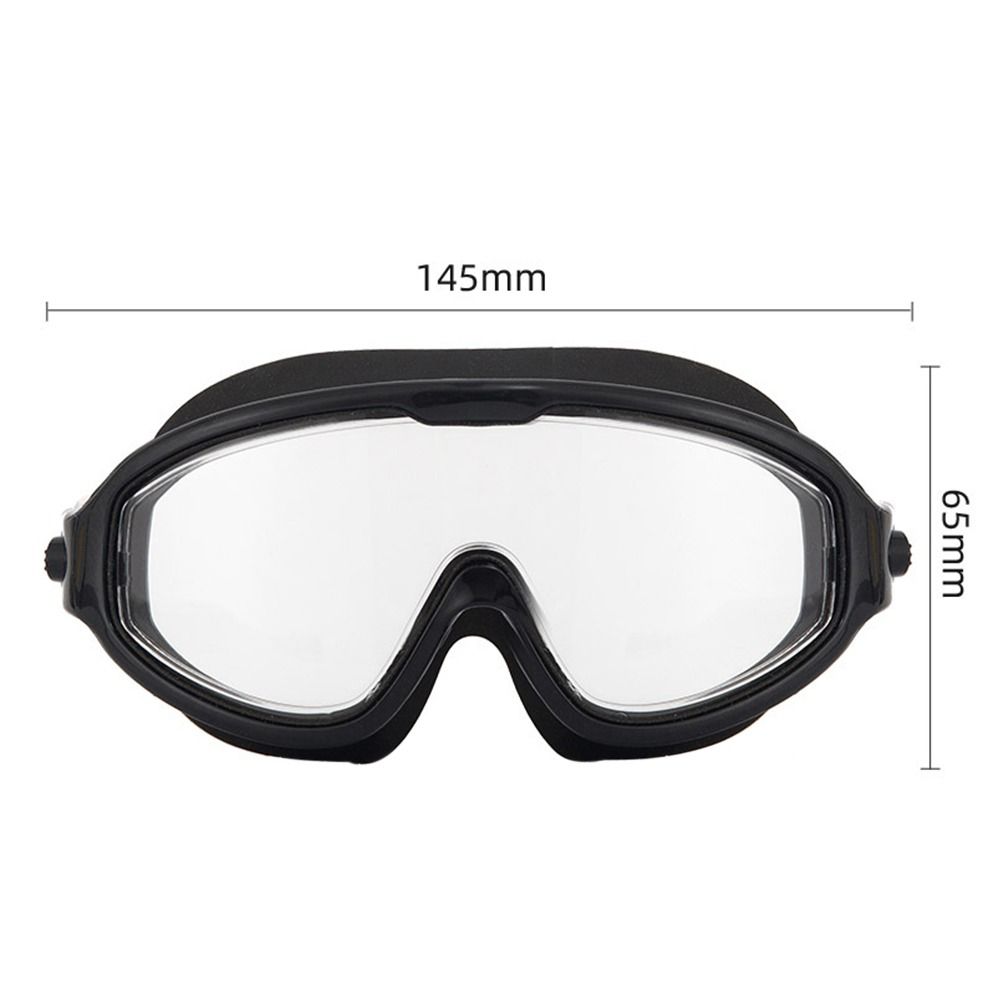 Big Frame Adult Swimming Goggles Wide View High Definition Swim Glasses Waterproof Anti-fog Eyeglasses