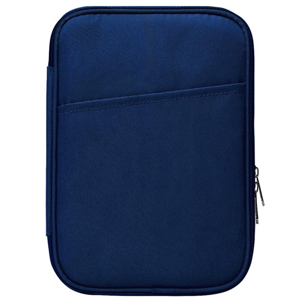 

For 6-6.8 inch E-Reader Carrying Case Polyester Splash-Proof Portable Tablet Sleeve Bag Dark Blue