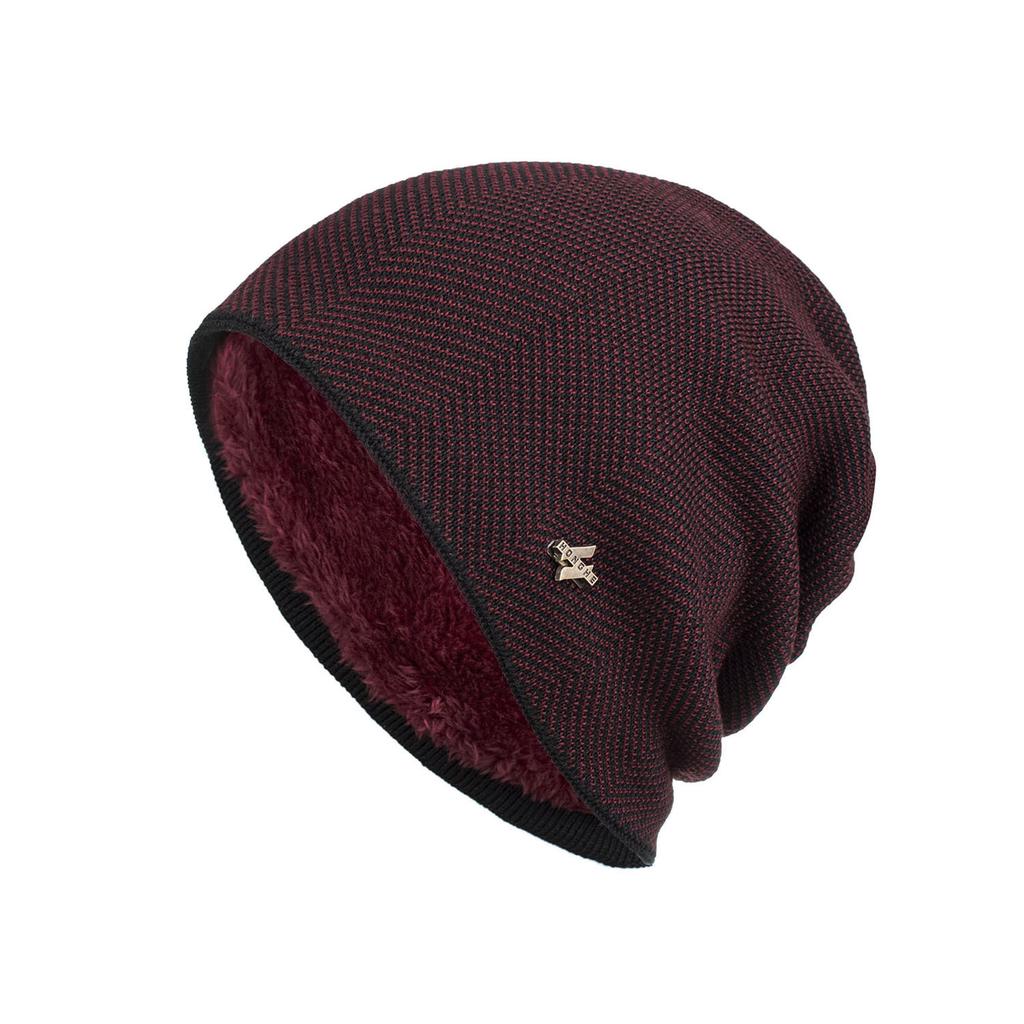 Autumn Winter Velvet Cap Knitted Wool Cap Beanies Skullies Thickening Warm Hat Ski Cap Thermal Windproof Hat Street Caps