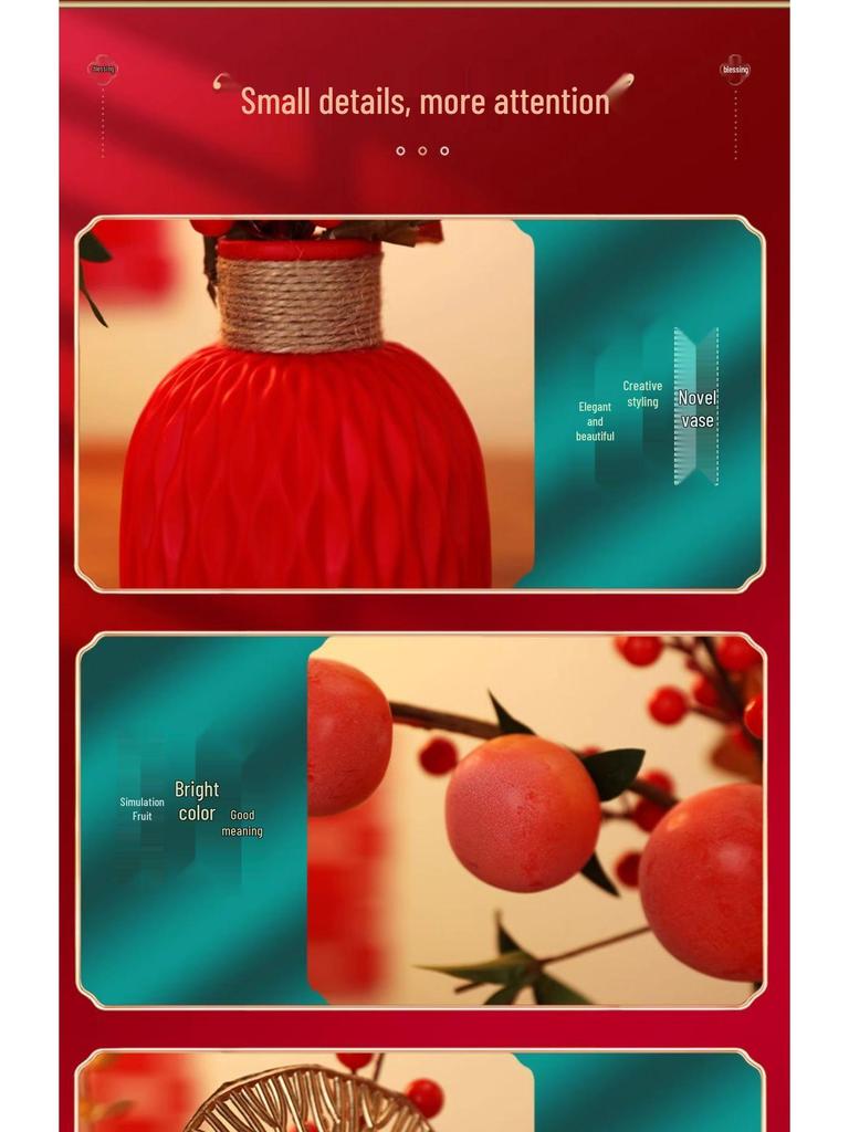 Bridal Arrangement Wedding Gift Plant Ornament for Living Room and Engagement Decorations