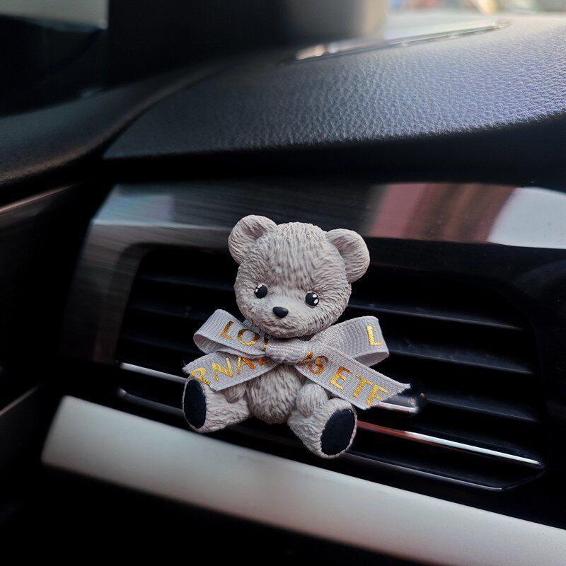 Butter Bear Neutral Air Outlet Decoration Car Aromatherapy Fragrant Stone Car Cute Jewelry Fragrance Interior Decoration