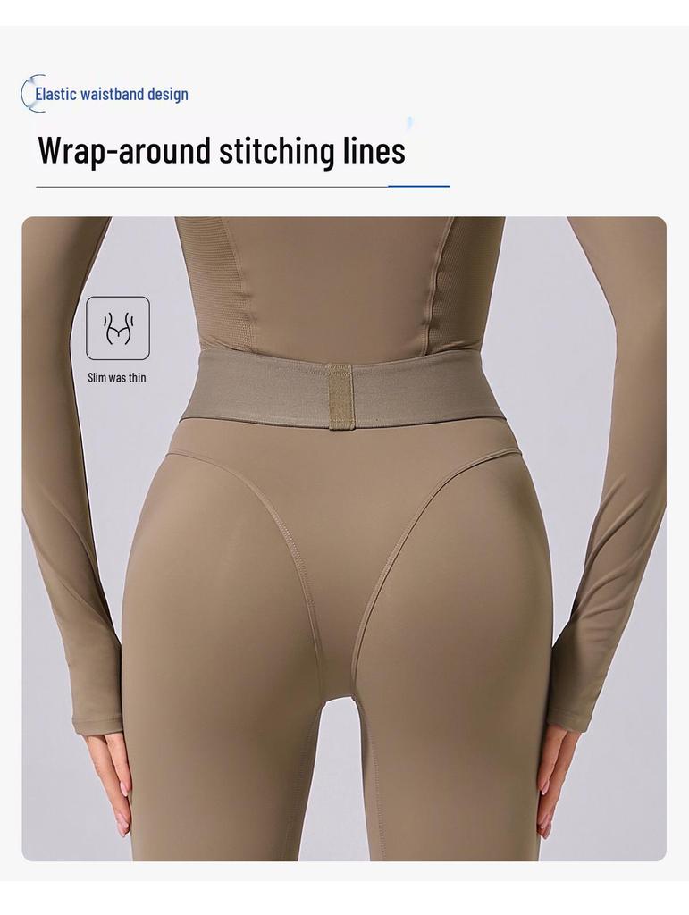 Salopetă Yoga & Alergare de Înaltă Rezistență cu Acoperire Completă, Stil European & American 80426