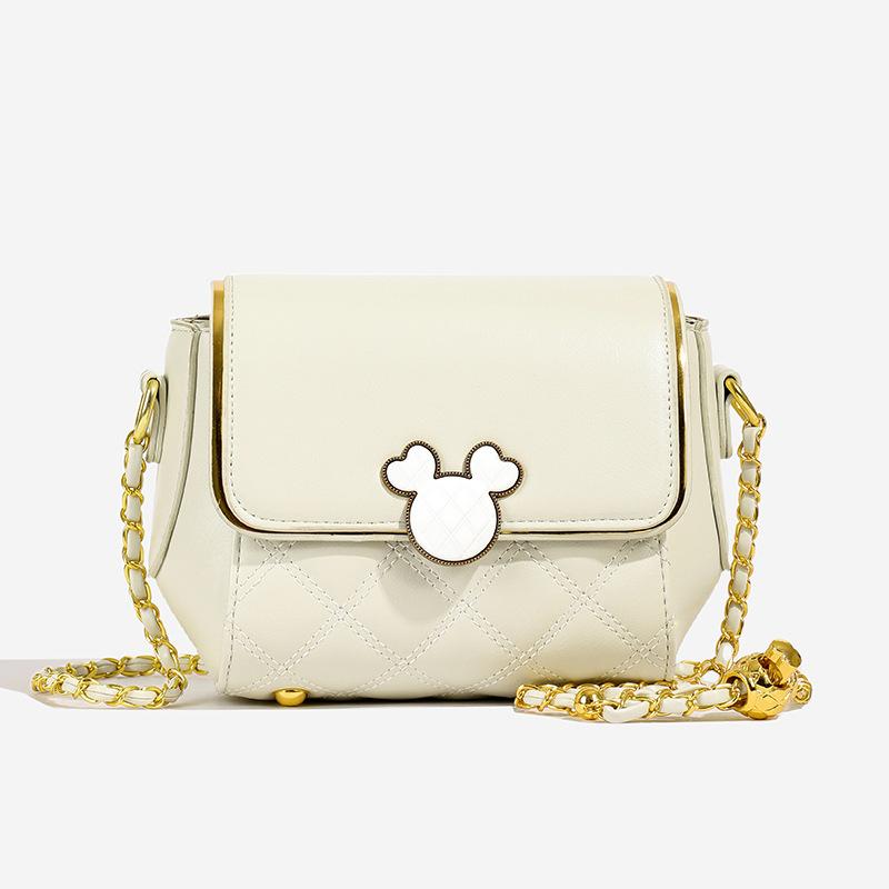 

Women s bag new trendy bag chain small square bag going out shoulder messenger bag белый