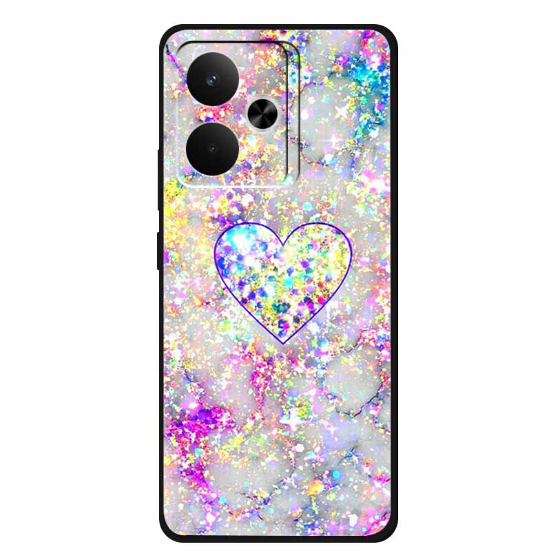 For Realme GT7 GT 7T Phone Case 7 T Bag Black Silicone Soft Back Cover Case For Realme 14 4G 15 Pro Cases Coque Protective Shell