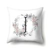 Polyester Pillowcase Simple and Fresh Xiaohua Home Furnishing 26 English Letter Printed Waist Cushion Pillowcase