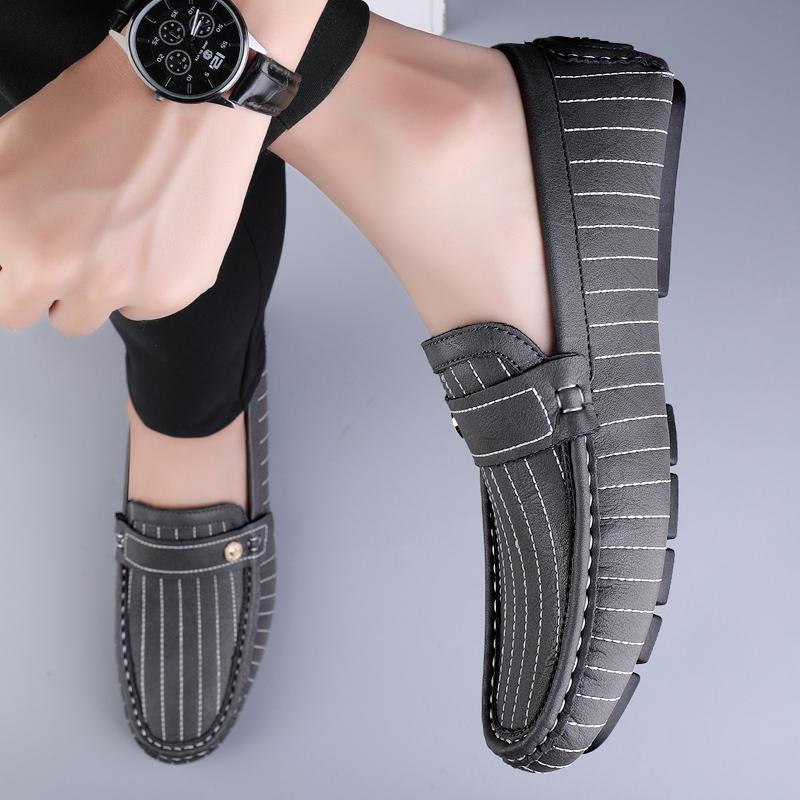 Модные персонализированные мужские весенние туфли из коровьей кожи — фото 6