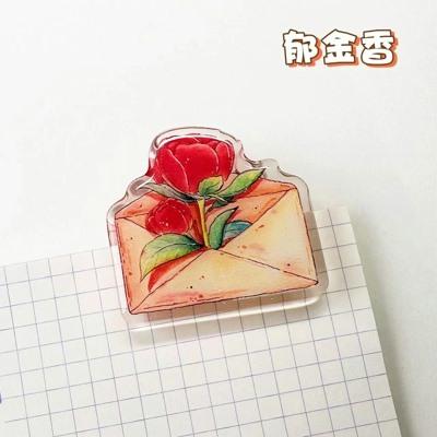 

Sticky, fish hand tent, dropper clip, pen, light color watercolor, acrylic bookmark, receipt clip, diary clip
