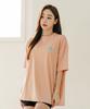 Tyubeuteuli Women'S Basic Loose Fit Short Sleeve Rash Guard B604 Salmon Pink