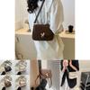 Stylish Vintage Crossbody Bag For Women In Classic Black White Brown And Khaki Perfect For Autumn Fashion